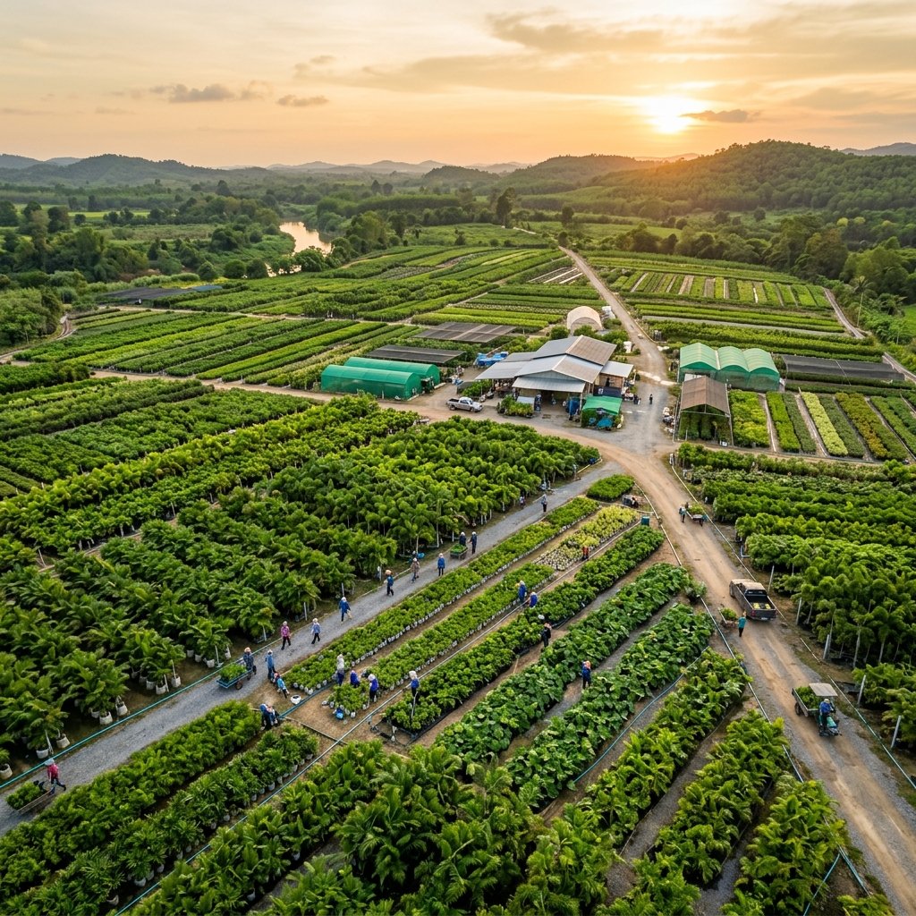 Pround Interplants nursery farm in Thailand